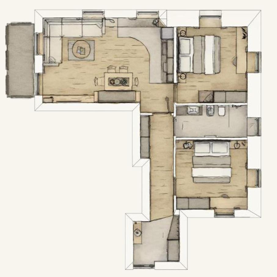 Villa Dolomiti Ортизей Стая снимка